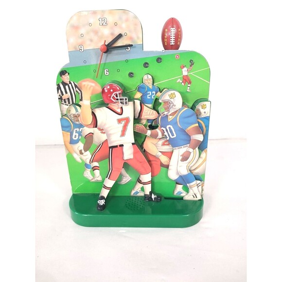 Vintage The Original Football Clock Electronic Lights & Sound Fun-Damental 1999 - Picture 4 of 11